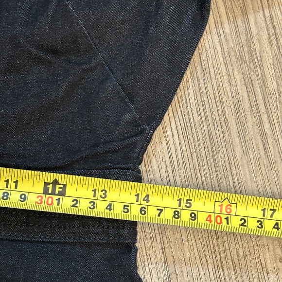 Banana Republic Dark Blue Denim Long Sleeve Sheath Dress - Picture 10 of 11